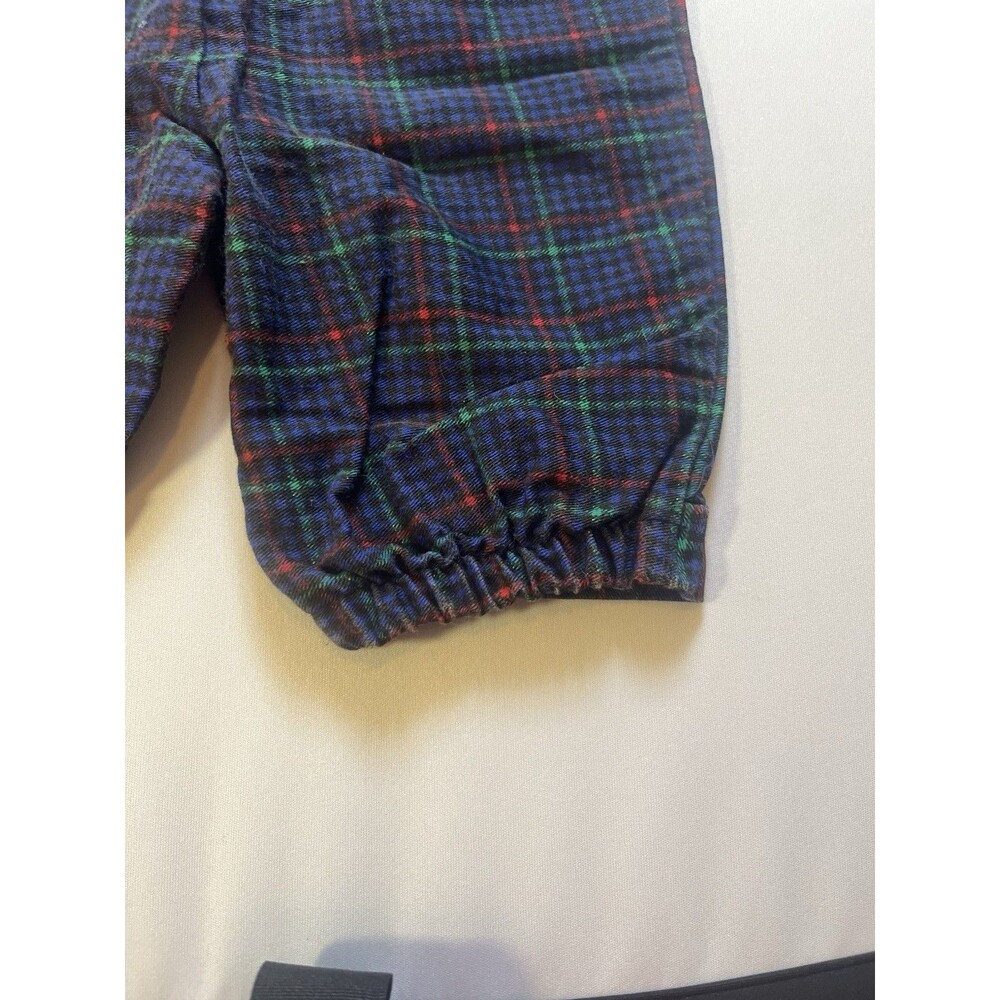 Vintage Great Guy Infant Nutcracker Embroidered Plaid Suspender Outfit USA 18M - Picture 13 of 15